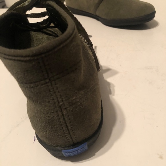 Vintage Keds Essential size 5 1/2 m. Chukka suede leather boots, ribbon tie up - Picture 7 of 14